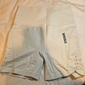 Gymshark Shorts 4.5’’, White, Size S
